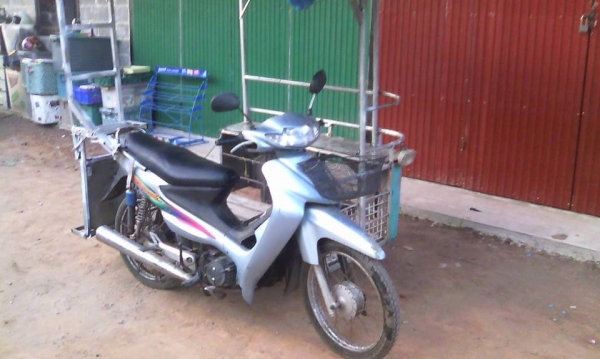 Suzuki Smash ติดพ่วงข้าง Suzuki Smash ติดพ่วงข้าง