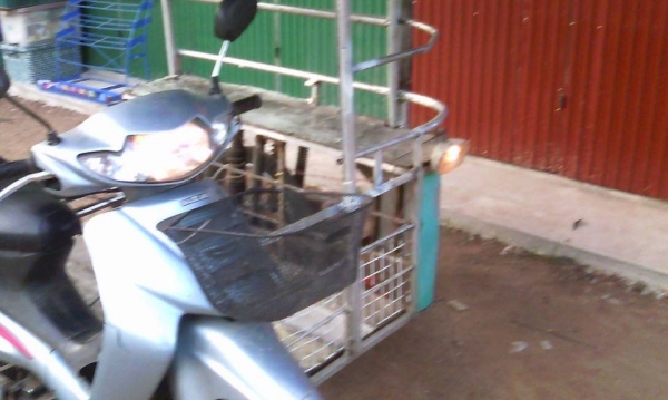 Suzuki Smash ติดพ่วงข้าง Suzuki Smash ติดพ่วงข้าง