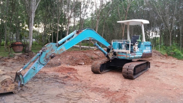 ขายรถแบคโฮ KUBOTA 40-6 รถเก่านอก เอกสารอินวอย แทรคยาง ราคา 270000