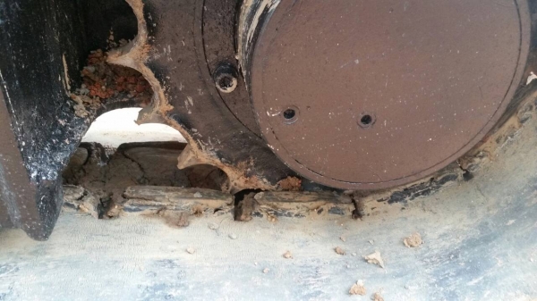 ขายรถแบคโฮ KUBOTA 40-6 รถเก่านอก เอกสารอินวอย แทรคยาง ราคา 270000