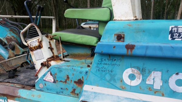 ขายรถแบคโฮ KUBOTA 40-6 รถเก่านอก เอกสารอินวอย แทรคยาง ราคา 270000