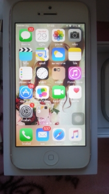 iphone5 สวยมาก สีขาว 32G เครื่อง0ไทย พร้อมกล่อง iphone5 สวยมาก สีขาว 32G เครื่อง0ไทย พร้อมกล่อง