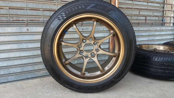 CE28 ขอบ 15 4รู100 กว้าง 8 พร้อมยาง Maxxis ปี13