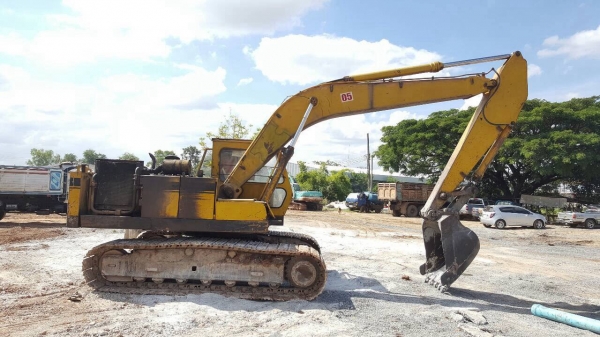 ขายแบคโฮ MITSUBISHI 200 รถใช้งานอยู่ โซ่ใหม่ เอวแน่น เครื่องดี เอกสารใบซื้อขาย