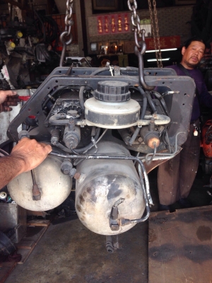 ดีเคเซียงกง หม้อลมเบรคจิ้ฟฟี่ ถังเเสตนเลส ของฮีโน่ เก่าเเท้ญี่ปุ่น