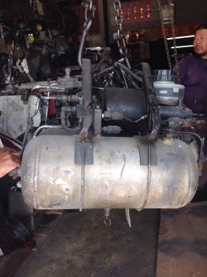 ดีเคเซียงกง หม้อลมเบรคจิ้ฟฟี่ ถังเเสตนเลส ของฮีโน่ เก่าเเท้ญี่ปุ่น