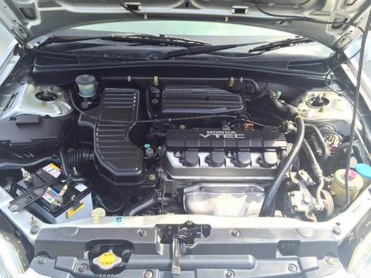 ขาย CIVIC เครื่อง 1.7 VTi-E โฉม Dimention ปี 2004 เกียร์ออโต้ สี เทา กระจกไฟฟ้า เบาะหนัง มี ABS,AIRBAG ตัวท็อป วิทยุ CD MP3 เครื่องดี เสียงเงียบ วิ่งนิ่ม ใช้งานปกติ