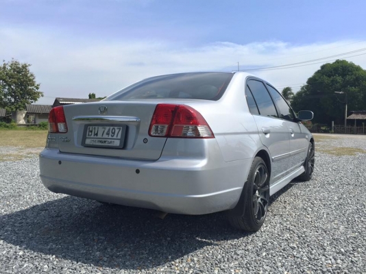 ขาย CIVIC เครื่อง 1.7 VTi-E โฉม Dimention ปี 2004 เกียร์ออโต้ สี เทา กระจกไฟฟ้า เบาะหนัง มี ABS,AIRBAG ตัวท็อป วิทยุ CD MP3 เครื่องดี เสียงเงียบ วิ่งนิ่ม ใช้งานปกติ