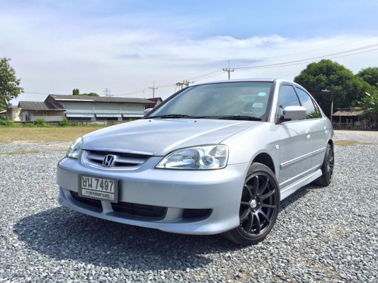 ขาย CIVIC เครื่อง 1.7 VTi-E โฉม Dimention ปี 2004 เกียร์ออโต้ สี เทา กระจกไฟฟ้า เบาะหนัง มี ABS,AIRBAG ตัวท็อป วิทยุ CD MP3 เครื่องดี เสียงเงียบ วิ่งนิ่ม ใช้งานปกติ