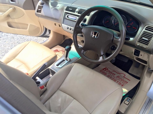 ขาย CIVIC เครื่อง 1.7 VTi-E โฉม Dimention ปี 2004 เกียร์ออโต้ สี เทา กระจกไฟฟ้า เบาะหนัง มี ABS,AIRBAG ตัวท็อป วิทยุ CD MP3 เครื่องดี เสียงเงียบ วิ่งนิ่ม ใช้งานปกติ