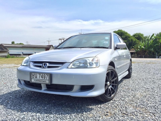 ขาย CIVIC เครื่อง 1.7 VTi-E โฉม Dimention ปี 2004 เกียร์ออโต้ สี เทา กระจกไฟฟ้า เบาะหนัง มี ABS,AIRBAG ตัวท็อป วิทยุ CD MP3 เครื่องดี เสียงเงียบ วิ่งนิ่ม ใช้งานปกติ