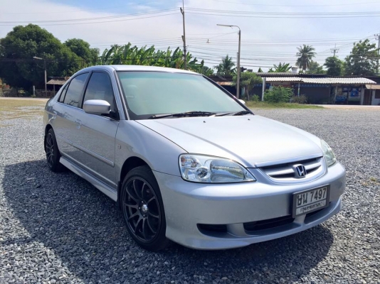 ขาย CIVIC เครื่อง 1.7 VTi-E โฉม Dimention ปี 2004 เกียร์ออโต้ สี เทา กระจกไฟฟ้า เบาะหนัง มี ABS,AIRBAG ตัวท็อป วิทยุ CD MP3 เครื่องดี เสียงเงียบ วิ่งนิ่ม ใช้งานปกติ