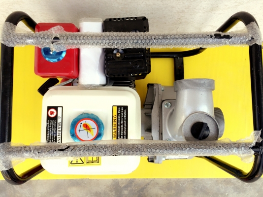 ขายเครื่องสูบน้ำ ขนาด3" 6.5 แรงม้า เครื่องเบนซิน MITSUSHI