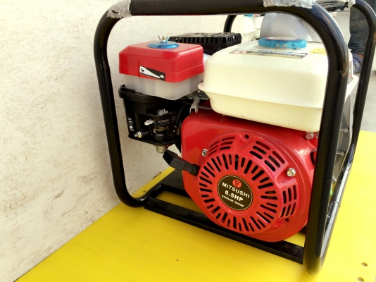 ขายเครื่องสูบน้ำ ขนาด3" 6.5 แรงม้า เครื่องเบนซิน MITSUSHI