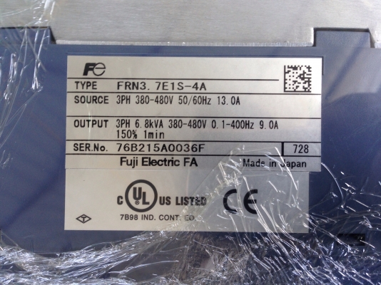 ขายเหมา Inverter Fuji 5Hp. / 7.5Hp. / 10Hp. 380V สภาพสวยตัดจากตู้ พร้อมใช้งาน ขายเหมา Inverter Fuji 5Hp. / 7.5Hp. / 10Hp. 380V สภาพสวยตัดจากตู้ พร้อมใช้งาน