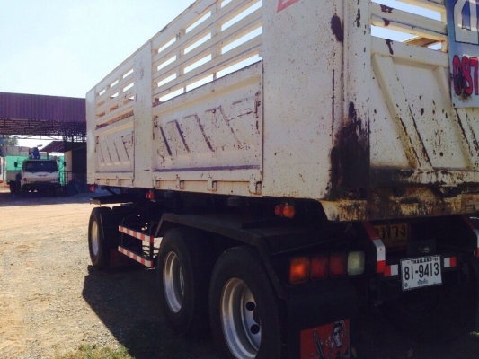 ขาย ลูกพ่วง3คาน แท้ ปี56. เอกสารเล่มพร้อมโอน.ยางใหม่หมด10เส้น สี่คอกครับ ราคาต่อลองหน้างานครับ