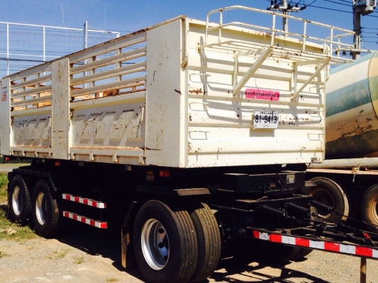 ขาย ลูกพ่วง3คาน แท้ ปี56. เอกสารเล่มพร้อมโอน.ยางใหม่หมด10เส้น สี่คอกครับ ราคาต่อลองหน้างานครับ