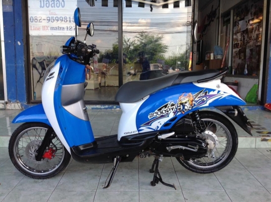 Honda Scoopy-i ลายแอคทีฟบอย พร้อมเล่ม หัวฉีดประหยัดน้ำมัน สวยๆราคาถูกครับ