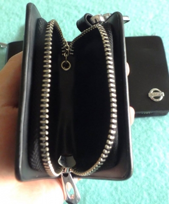 กระเป๋าหนังแท้สำหรับใส่กุญแจรถยนต์ กุญแจบ้าน