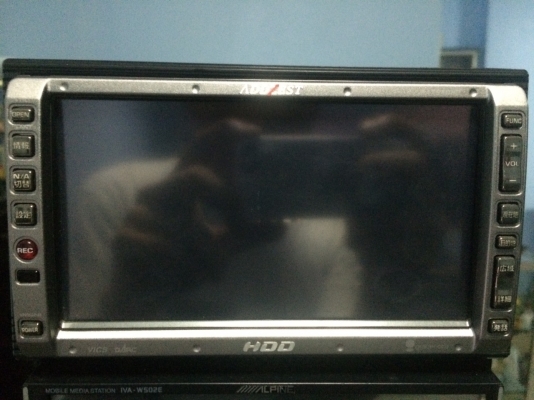 ADDZEST MAX540HD จอ6.5นิ้ว ทัชสกรีน HDD30GB CD-RW AUX เมมโมรี่โซนี่ ระบบบันถึงCDลงฮาร์ดิส มาพร้อมสายAUXและVEDIO INต่อกล่องทีวีดิจิตอลได้ Made in Japan มือ2 ญี่ปุ่น