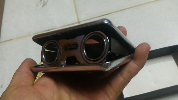 กล้องส่องทางไกล CRYSTAR  LENS จากญี่ปุ่นแบบพับเก็บเลนส์ได้ กดปุ่มก้อจะก้างออก