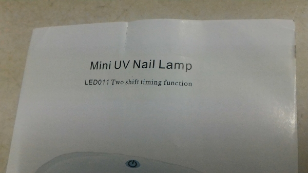 Mini  UV  Nail  Lamp ใช้สำหรับการเคลื่อบเล็บ มีอุปกรณ์หม้อแปลงพร้อม