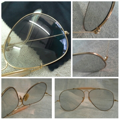 อภิมหาแว่นตาเลนส์ออโต้  B&amp;L RAY-BAN AVIATOR MacArthur Outdoorsman USA  บิ๊กไซซ์!