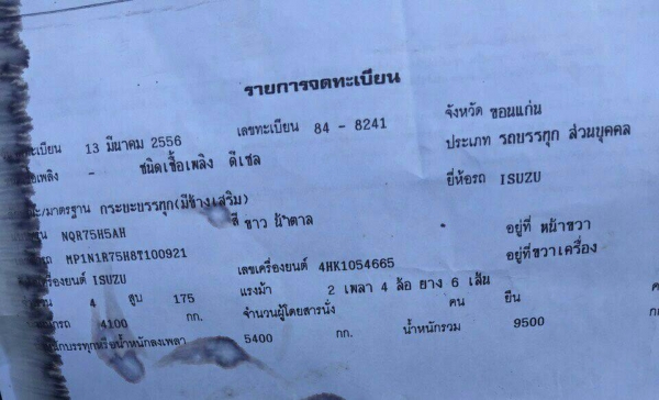 ขายๆ 780,000บ อีซูซุ NQR175ปี56ช่วงยาว4.30ม สภาพเดิมๆสวยกริ๊ปทั้งคัน ทะเบียนพรัอมโอน ราคา 780,000บ ครับ