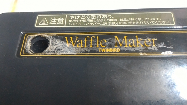 เตาปิ่งทำขนม WAFFLE  MAKER  หน้าเตาเคลื่อบกันขนมติดมีแผ่นความร้อนสองด้าน