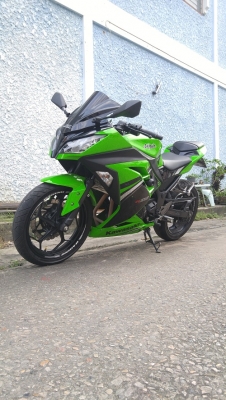 Ninja 300 Abs 2014 รถบ้านเจ้าของคนเดียว  ของแต่งแน่นๆ