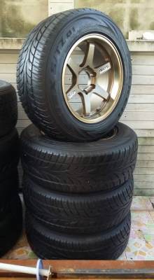 ขายล้อหล่อ TE37X ขอบ 18 พร้อมยาง ขายล้อหล่อ TE37X ขอบ 18 พร้อมยาง