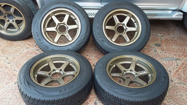 ขายล้อหล่อ TE37X ขอบ 18 พร้อมยาง