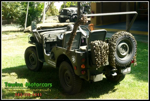 Jeep Willys M606 US รถทหารหลังคาผ้าใบ 4x4 Jeep Willys M606 US รถทหารหลังคาผ้าใบ 4x4