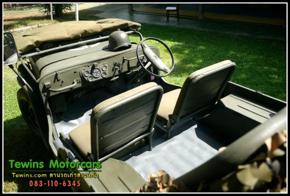 Jeep Willys M606 US รถทหารหลังคาผ้าใบ 4x4 Jeep Willys M606 US รถทหารหลังคาผ้าใบ 4x4