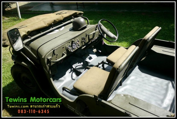 Jeep Willys M606 US รถทหารหลังคาผ้าใบ 4x4 Jeep Willys M606 US รถทหารหลังคาผ้าใบ 4x4