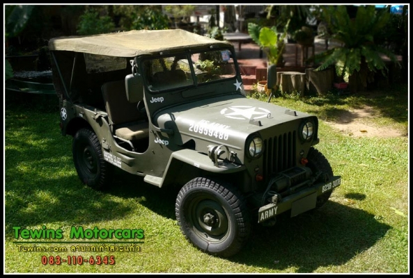 Jeep Willys M606 US รถทหารหลังคาผ้าใบ 4x4 Jeep Willys M606 US รถทหารหลังคาผ้าใบ 4x4