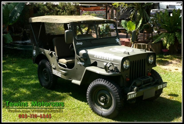 Jeep Willys M606 US รถทหารหลังคาผ้าใบ 4x4 Jeep Willys M606 US รถทหารหลังคาผ้าใบ 4x4