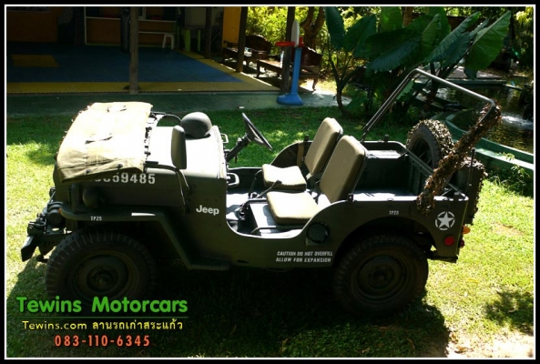 Jeep Willys M606 US รถทหารหลังคาผ้าใบ 4x4 Jeep Willys M606 US รถทหารหลังคาผ้าใบ 4x4