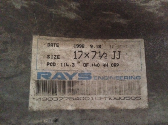 Volk TE37 limited gaciatune (ล้อแท้ฟอร์จ) Volk TE37 limited gaciatune (ล้อแท้ฟอร์จ)