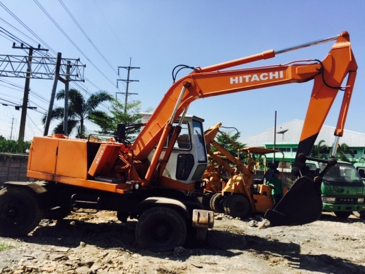 ขาย รถขุดล้อยาง HITACHI WH051 เก่านอก พร้อมใช้งานครับ ขาย รถขุดล้อยาง HITACHI WH051 เก่านอก พร้อมใช้งานครับ