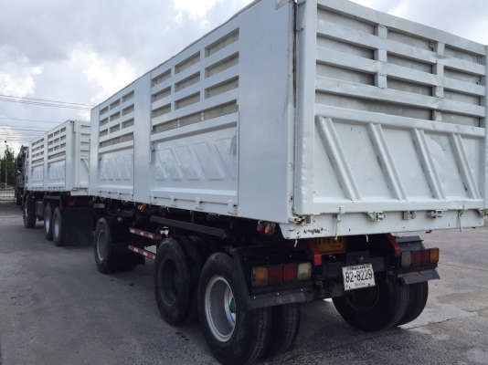 อีซูซุ 360 แรง ปี 53 ดั๊มแม่ลูก กระบะสามมิตร 3 เพลา