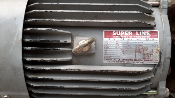 ปั้มลม 3 แรง มอเตอร์มิตชูบิชิ ปั้มลม 3 แรง มอเตอร์มิตชูบิชิ