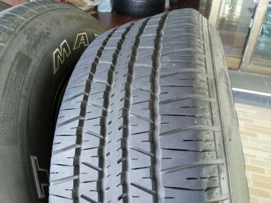 ล้อพร้อมยาง แม็ก lenso rt7 16x8 พร้อมยาง maxxis 245/70/16 สวยๆ