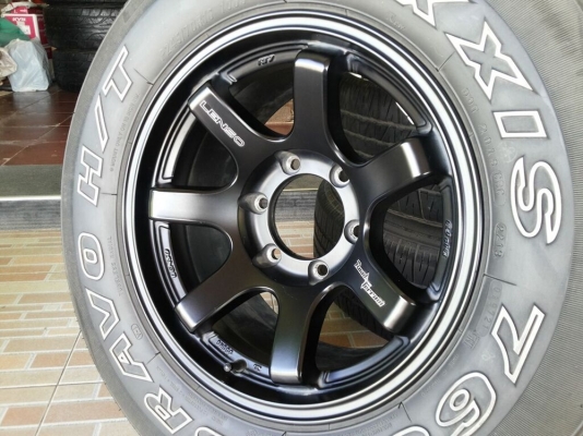ล้อพร้อมยาง แม็ก lenso rt7 16x8 พร้อมยาง maxxis 245/70/16 สวยๆ