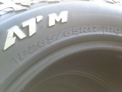 Hankook AT-M 265/70/16 ปี13 สภาพสวยๆ 1ชุด