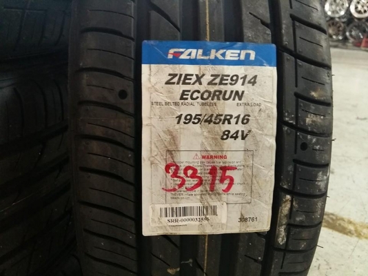 ยาง FALKEN ZE914 195/45R16 เส้นละ 2,750