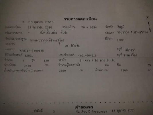 ขายรถ6ล้อ NPR130แรง ยาว5เมตร ภายในสวย แอร์เย็น เครื่องเสียงพร้อม สภาพสวยพร้อมใช้งาน เอกสารพร้อมโอน ราคา480,000 สนใจโทร 090-8588220คุณนะ 093-3258446คุณบิว หรือเข้าดูสินค้าอื่นๆได้ที่ www.truck.in.th/498 หรือเพจFacebook ณรงค์ ซื้อขายรถมือสอง (เว็บไซต์ส่วนตั