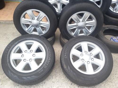 ขายล้อ Isuzu D-max All 16 ยาง215/65/16 BRIDGESTONE  4 ล้อ
