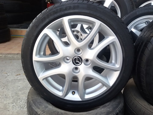 ขายล้อแม็กซ์ Mazda 2 TOP 16 ยาง195/45/16 ปี 12 4 ล้อ