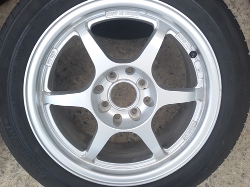 ขายล้อ P1 ขอบ15หน้า6.5 4รู100/114 ยาง185/55/15 4 ล้อ ขายล้อ P1 ขอบ15หน้า6.5 4รู100/114 ยาง185/55/15 4 ล้อ